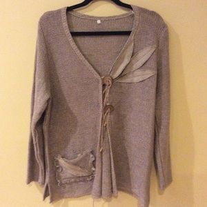 Lagenlook Art to Wear Cardigan